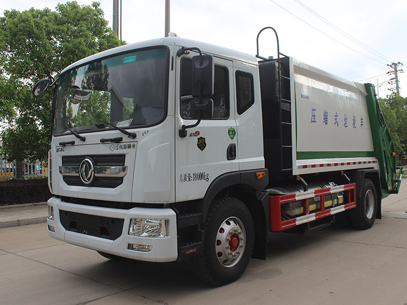 東風多利卡天然氣D9底盤12方壓縮垃圾車