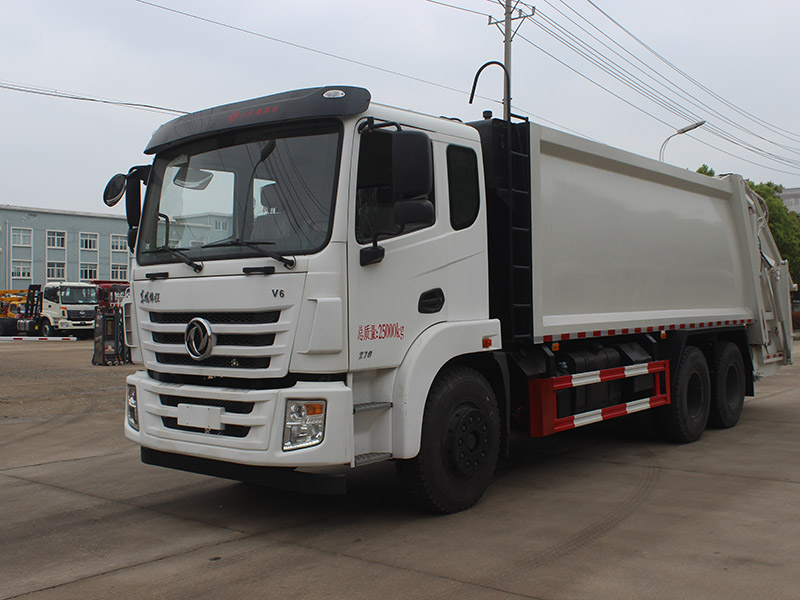 東風錦程后雙橋底盤18方-20方壓縮式垃圾車